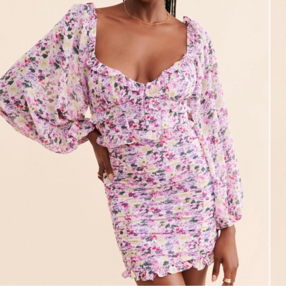 ASTR the Label Ruched Skirt Dress